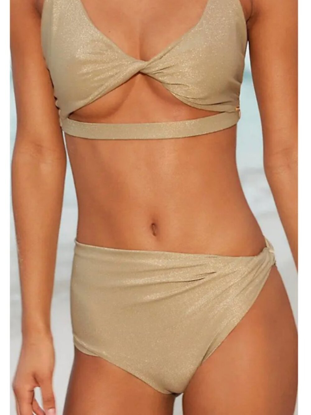 Like-New Women's Free People Boamar Maka Bikini, Top: SMALL, Bottoms: MEDIUM